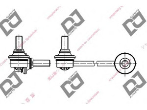 DJ PARTS DL1172 šarnyro stabilizatorius 
 Ašies montavimas/vairavimo mechanizmas/ratai -> Stabilizatorius/fiksatoriai -> Savaime išsilyginanti atrama
1J0411316D