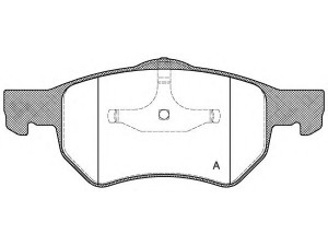 OPEN PARTS BPA0882.00 stabdžių trinkelių rinkinys, diskinis stabdys 
 Techninės priežiūros dalys -> Papildomas remontas
05072215AA, 05072216AA, 5015365AA