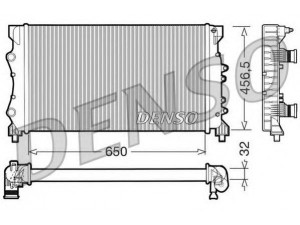 DENSO DRM23024 radiatorius, variklio aušinimas 
 Aušinimo sistema -> Radiatorius/alyvos aušintuvas -> Radiatorius/dalys
6025313324