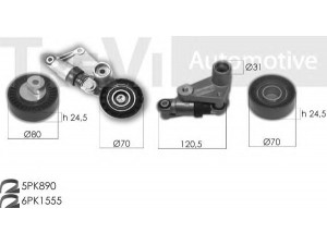 TREVI AUTOMOTIVE KA1222 V formos rumbuotas diržas, komplektas 
 Techninės priežiūros dalys -> Techninės priežiūros intervalai