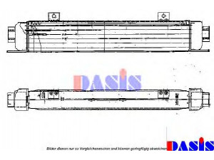 AKS DASIS 136510N alyvos aušintuvas, variklio alyva
0001601198, 0003887003, 2314320003