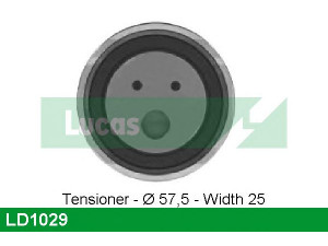 LUCAS ENGINE DRIVE LD1029 įtempiklis, paskirstymo diržas
MR984714