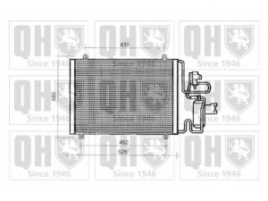 QUINTON HAZELL QCN11 kondensatorius, oro kondicionierius 
 Oro kondicionavimas -> Kondensatorius
77 01 035 441, 77 01 204 955