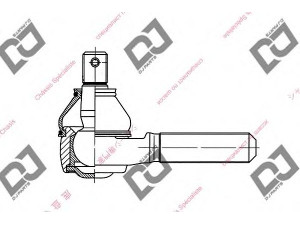 DJ PARTS DE1008 skersinės vairo trauklės galas 
 Vairavimas -> Vairo mechanizmo sujungimai
45046-29115, 45046-29125, 45046-39105