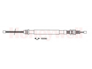 BENDIX 431130B trosas, stovėjimo stabdys 
 Stabdžių sistema -> Valdymo svirtys/trosai
483485