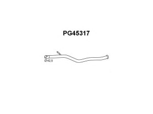 VENEPORTE PG45317 remonto vamzdis, katalizatorius 
 Išmetimo sistema -> Išmetimo vamzdžiai
170630, 173112, 173164, 173190