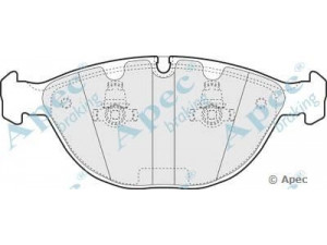APEC braking PAD1232 stabdžių trinkelių rinkinys, diskinis stabdys 
 Techninės priežiūros dalys -> Papildomas remontas
34116756350, 34116761282