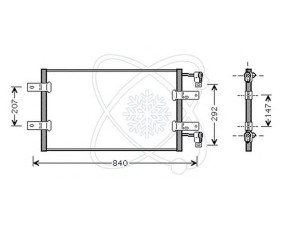 ELECTRO AUTO 30W0033 kondensatorius, oro kondicionierius 
 Oro kondicionavimas -> Kondensatorius
2765000QAH, 2765000QAJ, 4414580