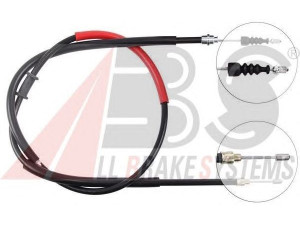 A.B.S. K10027 trosas, stovėjimo stabdys 
 Stabdžių sistema -> Valdymo svirtys/trosai
60548443, 60580074