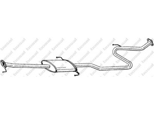 BOSAL 287-135 vidurinis duslintuvas 
 Išmetimo sistema -> Duslintuvas
17420-16140, 17420-16430