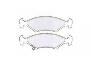 AISIN ASN-2244 stabdžių trinkelių rinkinys, diskinis stabdys
0K0Y23323Z
