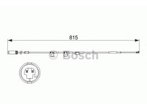 BOSCH 1 987 473 524 įspėjimo kontaktas, stabdžių trinkelių susidėvėjimas 
 Stabdžių sistema -> Susidėvėjimo indikatorius, stabdžių trinkelės
34 35 6 792 572