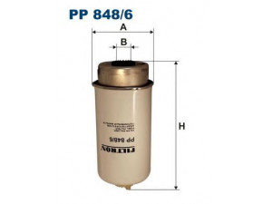 FILTRON PP848/6 kuro filtras 
 Techninės priežiūros dalys -> Papildomas remontas
1370779, 1685861, 6C119176AA, 6C119176AB