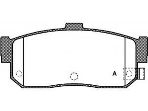 OPEN PARTS BPA0366.22 stabdžių trinkelių rinkinys, diskinis stabdys 
 Techninės priežiūros dalys -> Papildomas remontas
440600N690, 4406031U90, 440604U090