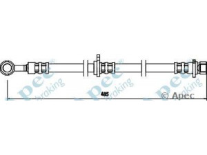 APEC braking HOS3506 stabdžių žarnelė 
 Stabdžių sistema -> Stabdžių žarnelės
01468S5AJ02, 01468S5AJ03, 01468S5AJ04