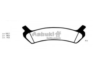 ASHUKI 1083-1050 stabdžių trinkelių rinkinys, diskinis stabdys 
 Techninės priežiūros dalys -> Papildomas remontas
0 986 424 231/BOSCH, 2177001/TEXTAR