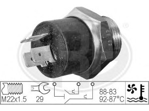 ERA 330203 temperatūros jungiklis, radiatoriaus ventiliatorius 
 Aušinimo sistema -> Siuntimo blokas, aušinimo skysčio temperatūra
1264 17, 95 495 385, 95 576 325
