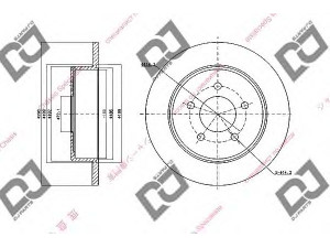DJ PARTS BD1642 stabdžių diskas 
 Dviratė transporto priemonės -> Stabdžių sistema -> Stabdžių diskai / priedai
4721023, 4721023AF, 52128411AA