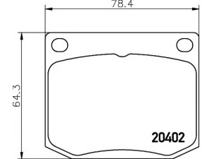HELLA PAGID 8DB 355 017-381 stabdžių trinkelių rinkinys, diskinis stabdys 
 Techninės priežiūros dalys -> Papildomas remontas
7874548, 8985236, 8993263, 8993776