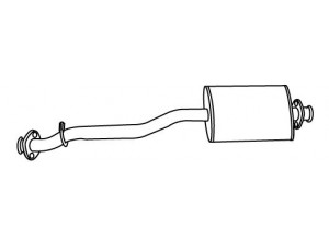 WALKER 18811 vidurinis duslintuvas 
 Išmetimo sistema -> Duslintuvas
ESR54