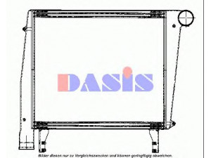 AKS DASIS 267008N tarpinis suslėgto oro aušintuvas, kompresorius
81061300100, 81061300138, 81061300146