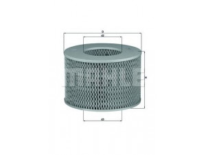 KNECHT LX 1140 oro filtras 
 Techninės priežiūros dalys -> Techninės priežiūros intervalai
1780160040, 1780161030, 1780166010