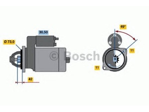 BOSCH 0 001 108 144 starteris
