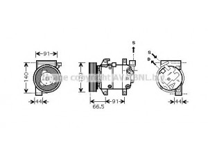 AVA QUALITY COOLING DNK286 kompresorius, oro kondicionierius 
 Oro kondicionavimas -> Kompresorius/dalys
926001F700, 926001F701