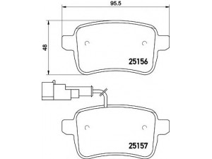 HELLA 8DB 355 015-541 stabdžių trinkelių rinkinys, diskinis stabdys 
 Techninės priežiūros dalys -> Papildomas remontas
77365357