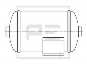 PE Automotive 016.228-00A oro talpykla, suspausto oro sistema
004 432 33 01
