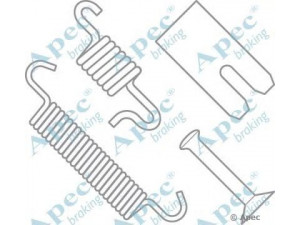 APEC braking KIT2004 priedų komplektas, stabdžių trinkelės 
 Stabdžių sistema -> Būgninis stabdys -> Dalys/priedai