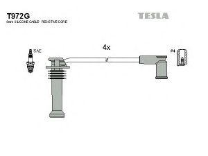 TESLA T972G uždegimo laido komplektas 
 Kibirkšties / kaitinamasis uždegimas -> Uždegimo laidai/jungtys
1335369