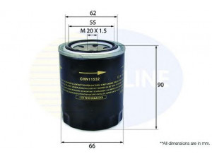 COMLINE CHN11532 alyvos filtras 
 Techninės priežiūros dalys -> Techninės priežiūros intervalai
0222-14-300, 0415PR3E00, 0813-12-802