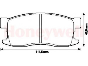 BENDIX 572228B stabdžių trinkelių rinkinys, diskinis stabdys 
 Techninės priežiūros dalys -> Papildomas remontas
45022SB6600, 45022SB6N50