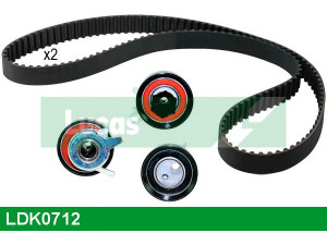 LUCAS ENGINE DRIVE LDK0712 paskirstymo diržo komplektas 
 Techninės priežiūros dalys -> Papildomas remontas
74198119