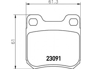 HELLA 8DB 355 009-041 stabdžių trinkelių rinkinys, diskinis stabdys 
 Techninės priežiūros dalys -> Papildomas remontas
4836987, 5057336