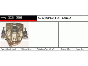 DELCO REMY DC81296 stabdžių apkaba 
 Dviratė transporto priemonės -> Stabdžių sistema -> Stabdžių apkaba / priedai
9946893, 9947059, 60565767, 792235
