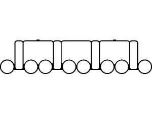 ELRING 493.390 tarpiklis, įsiurbimo kolektorius 
 Variklis -> Cilindrų galvutė/dalys -> Įsiurbimo kolektoriaus tarpiklis/sandarinimo žiedas
03G 129 717 C, 03G 129 717 C, 03G 129 717 C