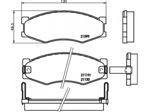 HELLA 8DB 355 005-621 stabdžių trinkelių rinkinys, diskinis stabdys 
 Techninės priežiūros dalys -> Papildomas remontas
4106003R85, 4106003R86, 4106011P26