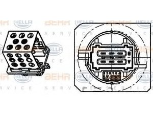 HELLA 9ML 351 332-271 varža, vidaus pūtiklis 
 Šildymas / vėdinimas -> Orpūtė/dalys
6450.NX