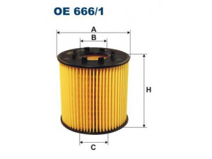 FILTRON OE666/1 alyvos filtras 
 Filtrai -> Alyvos filtras
1520900QAA, 4415941, 4506039, 7700109402