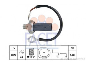 FACET 7.0159 alyvos slėgio jungiklis 
 Variklis -> Variklio elektra
06D 919 031, 06D 919 031, 06D 919 031