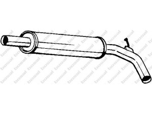 BOSAL 227-463 vidurinis duslintuvas 
 Išmetimo sistema -> Duslintuvas
6K6.253.409A, 6K6.253.409E, 6K6.253.409L