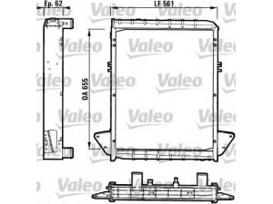 VALEO 811061 radiatorius, variklio aušinimas 
 Aušinimo sistema -> Radiatorius/alyvos aušintuvas -> Radiatorius/dalys
4776857, 4776858, 4820086, 4820089