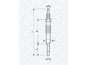 MAGNETI MARELLI 062900027304 kaitinimo žvakė 
 Kibirkšties / kaitinamasis uždegimas -> Kaitinimo kaištis
77 00 100 635, 77 00 111 940, 7700100635