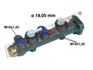 fri.tech. PF073 pagrindinis cilindras, stabdžiai 
 Stabdžių sistema -> Pagrindinis stabdžių cilindras
21032305009, 210323505009, 21213505009