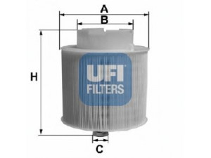UFI 27.598.00 oro filtras 
 Filtrai -> Oro filtras
059133843B
