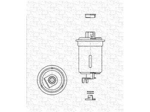 MAGNETI MARELLI 213908908600 kuro filtras 
 Techninės priežiūros dalys -> Papildomas remontas
23300-87733, MB-504756, MB-868451