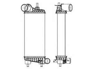NRF 30322 tarpinis suslėgto oro aušintuvas, kompresorius 
 Variklis -> Oro tiekimas -> Įkrovos agregatas (turbo/superįkrova) -> Tarpinis suslėgto oro aušintuvas
1712541, 1715728, 1732268, 1740034