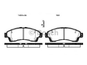 BOSCH 0 986 TB2 759 stabdžių trinkelių rinkinys, diskinis stabdys 
 Techninės priežiūros dalys -> Papildomas remontas
UGY13323Z, UGY93323Z, UGY93328Z